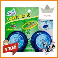 ก้อนขจัดกลิ่น สุขภัณฑ์ FARCENT 50 กรัม แพ็ก 4 ชิ้นTOILET BOWL CLEANER TABLETS FARCENT 50G 4PCS **คุณภาพดี**