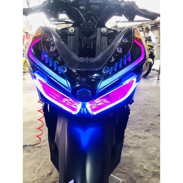 LAMPU DEPAN ORIGINAL VARIO 125/150 NEW LAMPU ALIS RGB SEIN RUNNING LED