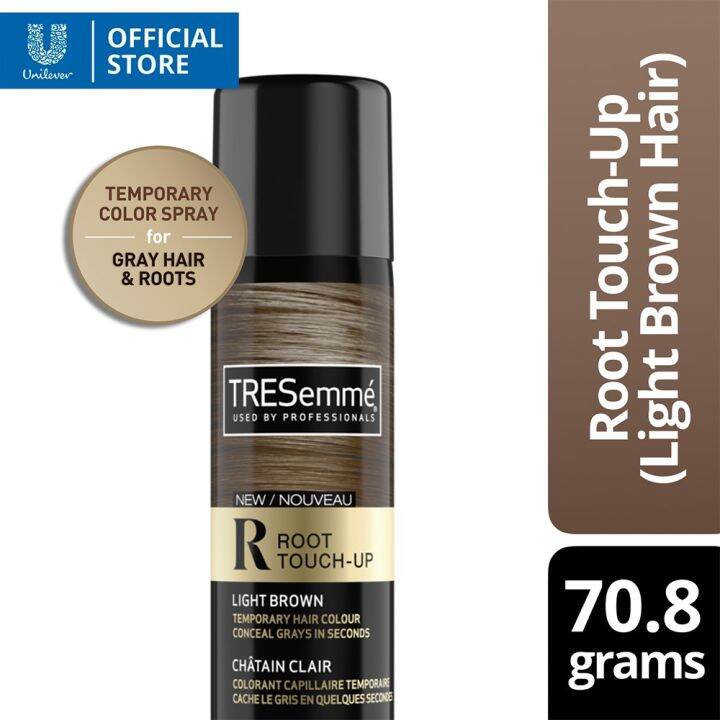 TRESemme Root Touchup Spray for Light Brown Hair 70.8g Lazada PH