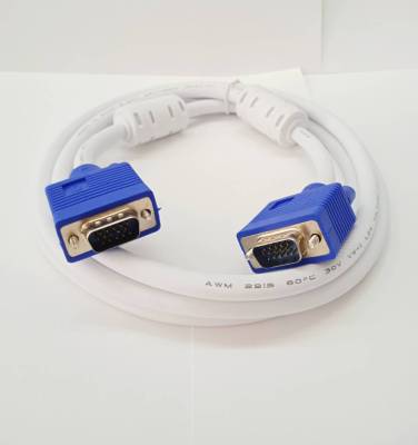 สายVGA/สายRGB/สายสัญญาน15 pin M/M ผู้ๆ สายวีจีเออย่างดี1. 5เมตร  ทำจากวัสดุที่ได้มาตราฐาน สายสัญญานภาพ อุปกรณ์ต่อพ่วงจอคอม