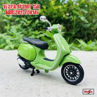 Maisto 1:18 Piaggio Vespa Sprint 150 ABS 2017/2018 Classic Alloy Motorcycle Model Scooter Die Cast Roman Holiday Collection Gift