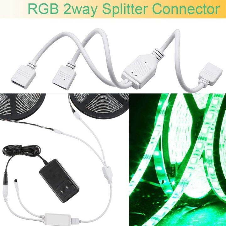 led-strip-connector-kit-for-5050-10mm-4pin-rgb-led-strip-2-way-splitter-diy-accessories-for-rgb-led-strip-connection