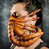 1 Pc Mens Masks Halloween Scorpion Mask Latex Alien Face Hugger Horror Party Face Cover Fancy UK Popular Fashion Masks Hot Sale