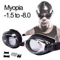 Swimming Goggles Myopia Professional Anti-fog UV Swimming Glasses Men Women Silicone Diopters Swim Sports Eyewear Optional Case Goggles