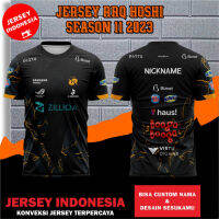 Fashion Jersey E-Sport Mobile Legends RRQ HOSHI  MPL Season 11 Terbaru 2023, Bahan Dryfit &amp; Full printing. Free custom nama  &amp; desain untuk dewasa dan anak-anak 2023