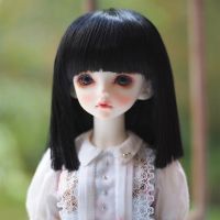 (Popular toys) 1/3 1/4 1/6 Bjd SD ตุ๊กตา Black Gold Qi Bangs วิกผมยาวสั้นตรง