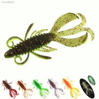 ◘✣♦ TAKEDO MY13 Artificial Bait 2.2G 6G Soft Shrimp Lure TPE Material Soft Lure Fishing With Ring Bead For Bass