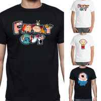 American Cartoon  Family Guy mens 100% cotton round neck short -sleeved T-shirt