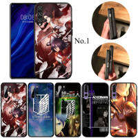 MCC8 Attack on Titan Levi อ่อนนุ่ม High Quality ซิลิโคน TPU Phone เคสโทรศัพท์ ปก หรับ Huawei P10 P20 P30 Pro Lite Y5P Y6 Y6P Y7A Y8P Y9A Y8S Y9S Y7 Y9 Prime