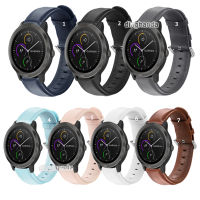 สายรัดหนังลูกวัวสำหรับ Garmin vivoactive 3 Music