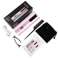 Hair Curler Rotating Curling Iron LCD Full Automatic Ceramic Heating Hair Stick Professional Magic Heating Tube With Hair Clips