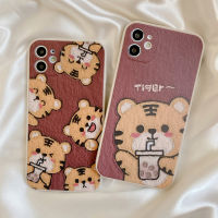 AKABEILA Oil Painting Tiger Cases for IPhone 13 11 12 Pro MAX Anti Knock Back Case for IPhone 11 12 XR X XS Max Se 2020 6 6s 7 8 Plus Covers Silicone