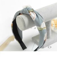 Print Color Knot Headbands for Women Simple Fabric Girls Hairband Women Hair Accessories Hair Band  заколка для волос платье