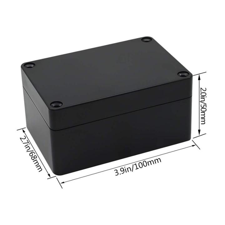 กล่องหุ้มอุปกรณ์อิเล็กทรอนิกส์-ip65พลาสติก-abs-กันน้ำกันฝุ่นกล่องครอบระบบเชื่อมต่อไฟฟ้ากรอบสีดำกล่องเครื่องมือ
