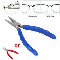 【jw】♦♀  1pc Arm Adjusting Pliers Tweezer with Rubber  Handle Optical Glasses Frames Clamp Repairing Tools