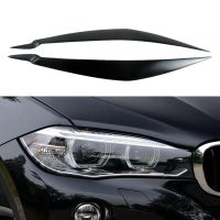 for BMW E71 X6 2008-2015 E70 X5M 2006-2013 Headlights Eyebrow Eyelid Trim Cover Sticker Refitting