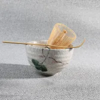 Tea Ceremony Matcha Ceramic Tea Bowl Bamboo Tea Scoop Matcha Whisk Japanese Teaware Tea Tool 4 Style matcha bowl set