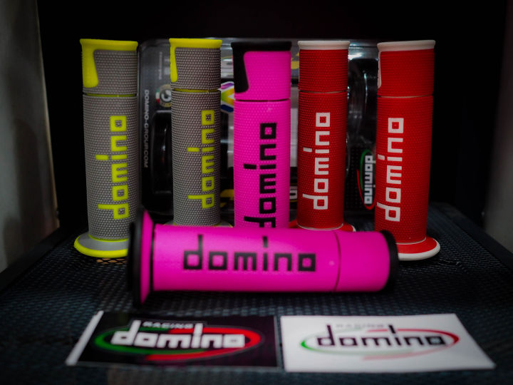 ปลอกแฮนด์-domino-รุ่น-a450-แท้-อิตาลี-ใส่ได้ทุกรุ่น-ใส่ตุ้มปลายแฮนด์ได้-แท้100