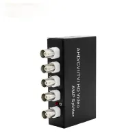 ;[-[; Mini 1 In 4 Out 5MP 4MP 3MP 2MP AHD CVI TVI CVBS BNC Video Distributor AMP Splitter For Coaxial Analog HD CCTV Security Camera