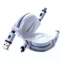 1.8M 3M Retractable USB Male to Micro USB V8 Data Sync and Charging Cable