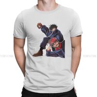 Fanart Tshirts Jujutsu Kaisen Anime Men Graphic Pure Cotton Tops T Shirt O Neck