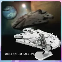 โมเดลโลหะ 3D Metal Model Star Wars Millennium Falcon MMS251  สินค้าเป็นแผ่นโลหะต้องประกอบเอง