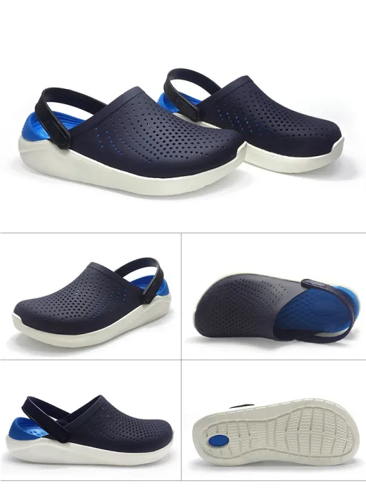 Crocs Lite Ride Clog Sandals Beach Slipper Summer For Men Black Blue Grey Lazada Ph 8320