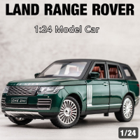 1:24 Land Rover Range Rover รถ Suv รุ่นจำลองเสียงและแสงดึงกลับยานพาหนะโลหะผสมคอลเลกชันเครื่องประดับเด็กของเล่นรถ