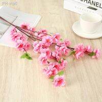 Artificial Flower Cherry Plum Peach Blossom Branch Fake Silk Flower Tree Home Dining Room DIY Wedding Decoration Flower