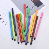 12 Colors/set Water Color Marker Pens For Students Kid Painting Drawing Pen Water Based Color Pen For School Office Art Supplies