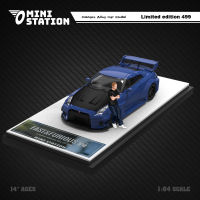 * Pre Order * Mini Station 1:64 Fast &amp; Furious Brian S GTR R35 3.0คอลเลกชันและการแสดงผลและของขวัญ