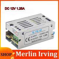 Merlin Irving Shop Power Supply DC 12V 1.25A Lighting Transformer Adapter CCTV Camera Converter for LED Strip Light Switch Driver Charger E14