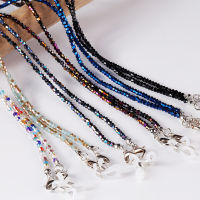 Handmade Crystal Necklace Glasses Chain Strap Lanyard Fashion Jewelry Lanyard Sunglasses Face Chain Anti-lost Strap