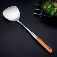 Long Handle Stainless Steel Wok Spatula Kitchen Slotted Turner Rice Spoon Ladle Cooking Tools Utensil Set