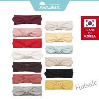 【hot sale】❂✙ C05 [5 1 EVENT] AVAUMA Baby Girl Boy Headbands Bow Fits Newborn Infant Toddler Hair Accessories Solid Band 13 Color