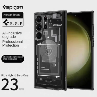 TURTLE BRAND Spigen Hybrid Zero One Magnetic Phone Case สำหรับ Samsung  s22 ultra S23 S23 + S23 ULTRA + Four Angle Anti Fall ใช้งานง่าย