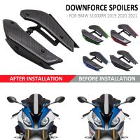 ☃ Motorcycle Side Downforce Sport Spoilers Aerodynamic Fixed Winglet Fairing Wing Kit For BMW S1000RR S1000 S 1000 RR 2019 - 2021