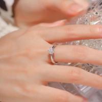 925 แหวนเงินแท้สำหรับผู้หญิงแหวนเพชรปิดผนึก Moissanite ข้อเสนอการแต่งงานของขวัญอารมณ์เพชรแฟลชปรับได้ hot