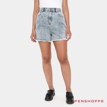 Penshoppe denim shorts top for women