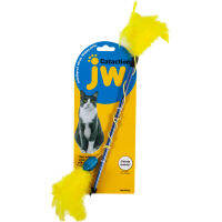 JW Pet Feather Wand ไม้ล่อแมวปลายขนนก