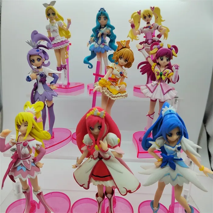 6 pçs/lote Pretty Cure Precure Original Japonês anime figura de borracha  Silicone cheiro doce encantos do telefone móvel/chaveiro/cinta G951 -  AliExpress