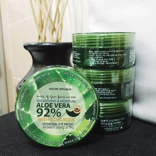 aloe vera with collagen hydrogel eye patch