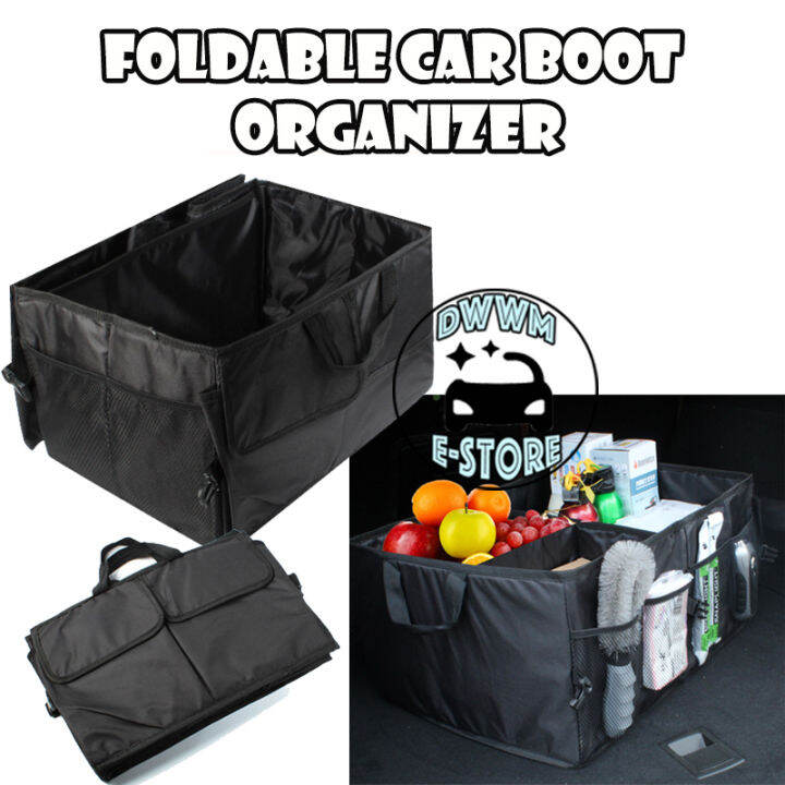 Fordable Car Boot Storage Multi Pocket Organizer Truck Big Capacity