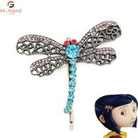 New Movie Coraline amp; the Secret Door Coraline Dragonfly Hair Clip Queen Bee Hairwear Hair Comb Brooch Pin Girls Women Jewelry