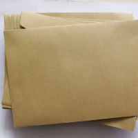 162x225mm brown kraft paper envelopes without printing for A5 size greeting postcards