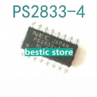 PS2833-4 original imported optocoupler chip SOP16 four channel coupler is of good quality and low price SOP-16