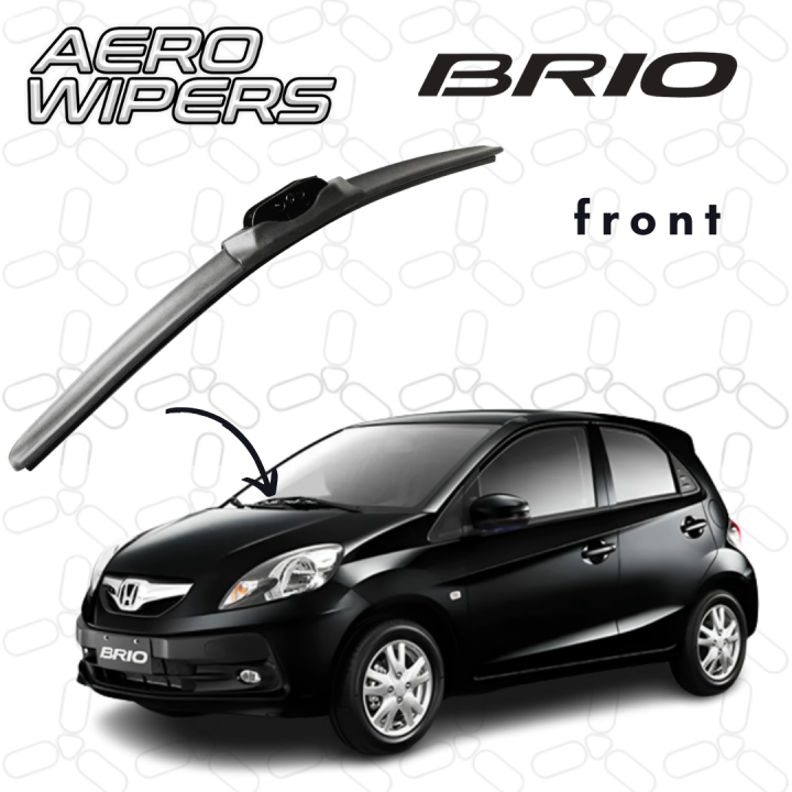 Brio Wiper Blades Honda 2014 to 2020 Original fit Front pair