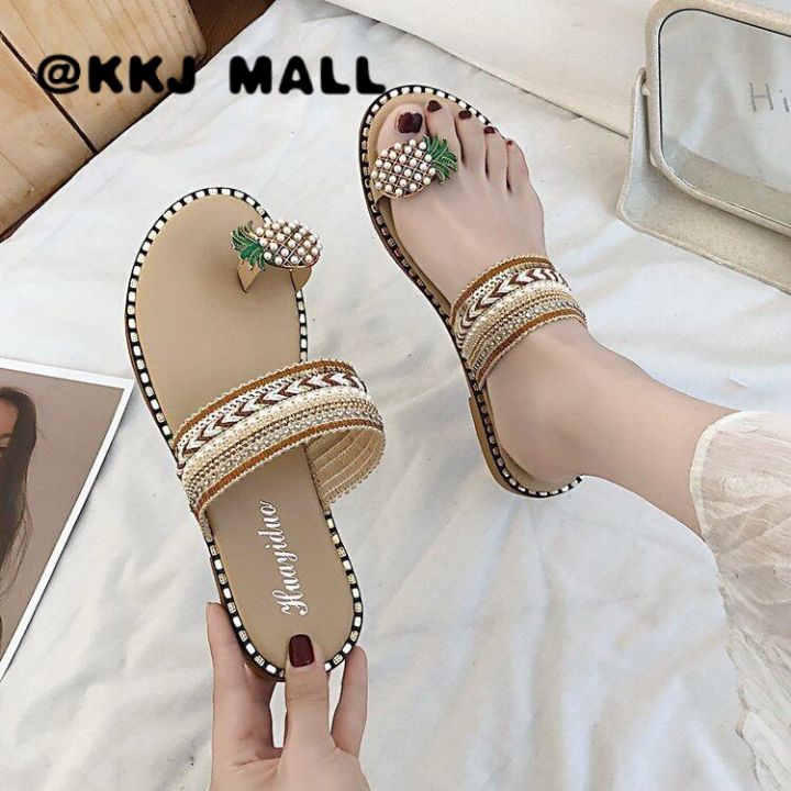 kkj-mall-รองเท้าแตะ-รองเท้า-แตะผญ-รองเท้า-แฟชั่น-ญ-รองเท่าผู้หญิง-รองเท้าแตะสาน-2022-ใหม่-022110