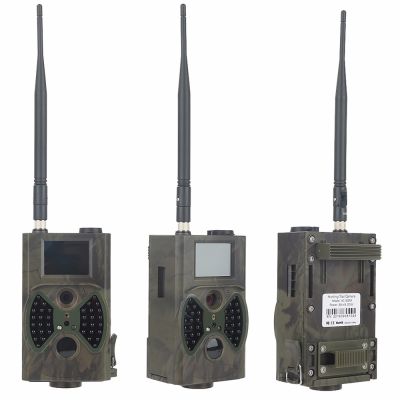 SMTP MMS 2กรัม CellularTrail กล้องเฝ้าระวังสัตว์ป่ากันน้ำ16MP 1080จุดมือถือล่าสัตว์กล้อง HC300M ภาพดักติดตาม