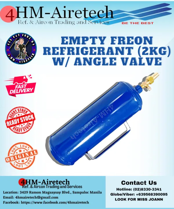 4HM Aircon Freon Refrigerant Quality Freon Empty Tank with different ...